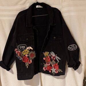 Cantonwalker Custom Made Black Denim Jacket